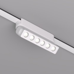Magnetic rotatable track AIR LED luminaire GRILL 6W, 400lm, 3000K, white