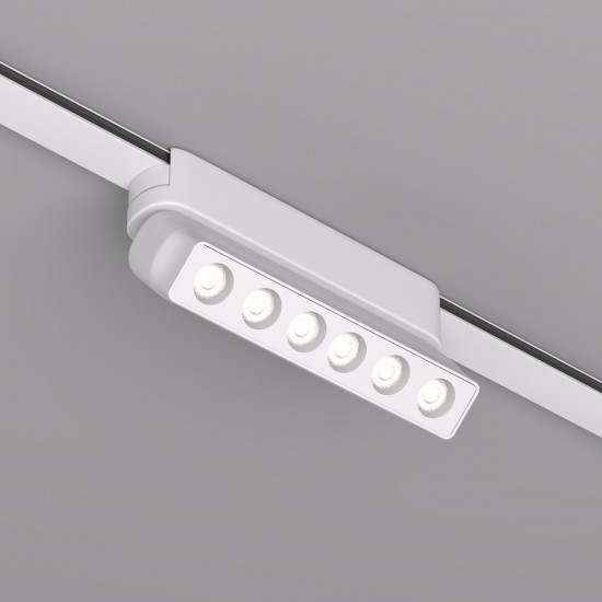Magnetic rotatable track AIR LED luminaire GRILL 6W, 400lm, 3000K, white Magnetic rotatable track AIR LED luminaire GRILL 6W, 400lm, 3000K, white