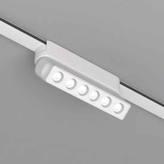 Magnetic rotatable  track AIR LED luminaire GRILL 6W, 400lm, 3000K, white