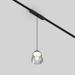 Magnetic track AIR LED pendant luminaire HANG 4W, 270lm, 3000K, black