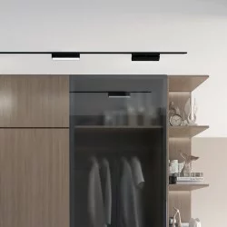 LED-Leuchte schwenkbar für Magnetschiene AIR LINEAR 9W, 416lm, 3000K, schwarz