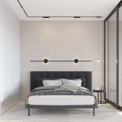 LED-Leuchte für Magnetschiene AIR LINEAR 9W, 416lm, 3000K, schwarz