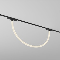 Magnetic track AIR LED flexible silicone tube luminaire AIR RAY 12W, 620lm, 3000K, black