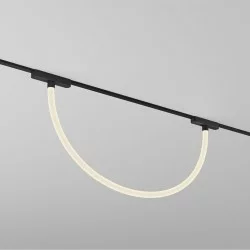 LED gaismeklis silikona caurules formā magnētiskai sliedei AIR RAY 12W, 620lm, 3000K, melns