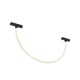 Magnetic track AIR LED flexible silicone tube luminaire AIR RAY 12W, 620lm, 3000K, black Magnetic track AIR LED flexible silicone tube luminaire AIR RAY 12W, 620lm, 3000K, black