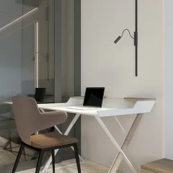 LED gaismeklis rotējošs magnētiskai sliedei AIR SPOT 2W, 120lm, 3000K, melns