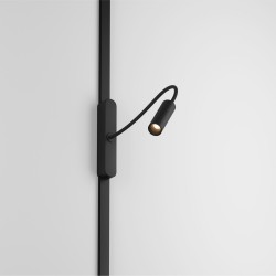 Magnetic track AIR LED rotatable luminaire SPOT 2W, 120lm, 3000K, black