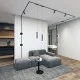 LED gaismeklis rotējošs magnētiskai sliedei AIR SPOT 12W, 741lm, 3000K, melns LED gaismeklis rotējošs magnētiskai sliedei AIR SPOT 12W, 741lm, 3000K, melns