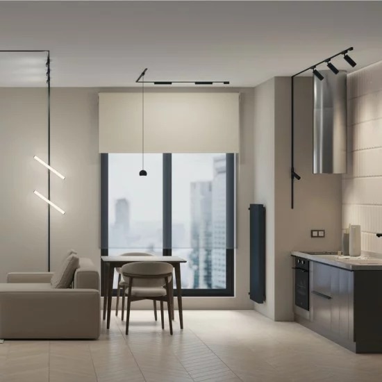 LED gaismeklis rotējošs magnētiskai sliedei AIR SPOT 12W, 741lm, 3000K, melns LED gaismeklis rotējošs magnētiskai sliedei AIR SPOT 12W, 741lm, 3000K, melns