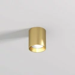 DENKIRS griestu gaismeklis SHINE TUBE 10W, 3000K, 710lm, COB LED, satīna misiņš IP20, DK/EU-2610-SB