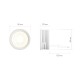 LED-Modul GU10, Einbau 7W, 630lm, 3000K, DK/EU-3000-7W