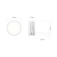 LED module GU10, recessed 7W, 630lm, 4000K, DK/EU-4000-7W-M