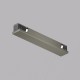 Straight electrical connector for the SHINE track, dark nickel