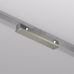 Straight electrical connector for the SHINE track, dark nickel