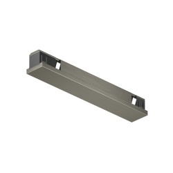 Straight electrical connector for the SHINE track, dark nickel