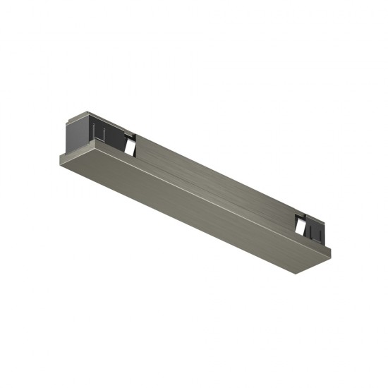 Straight electrical connector for the SHINE track, dark nickel