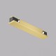 Straight electrical connector for the SHINE BASE track, satin brass