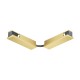 Electrical connector for the SHINE track, satin brass