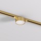 Magnetic track SHINE LED luminaire FLOW 6W, 360lm, 3000K, CRI90 satin brass Magnetic track SHINE LED luminaire FLOW 6W, 360lm, 3000K, CRI90 satin brass