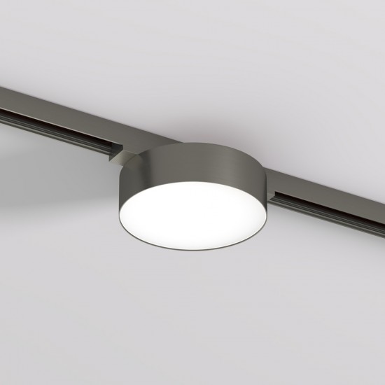 Magnetic track SHINE LED luminaire FLOW 8W, 550lm, 3000K, CRI90 dark nickel Magnetic track SHINE LED luminaire FLOW 8W, 550lm, 3000K, CRI90 dark nickel