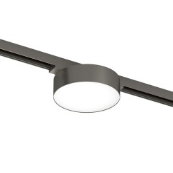 Magnetic track SHINE LED luminaire FLOW 8W, 550lm, 3000K, CRI90 dark nickel