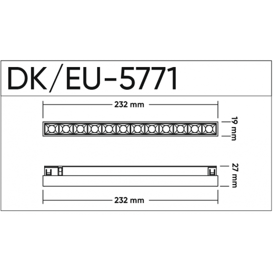 LED-Leuchte für Magnetschiene SHINE GRILL 10W, 790lm, 3000K,CRI90 Messing satiniert LED-Leuchte für Magnetschiene SHINE GRILL 10W, 790lm, 3000K,CRI90 Messing satiniert