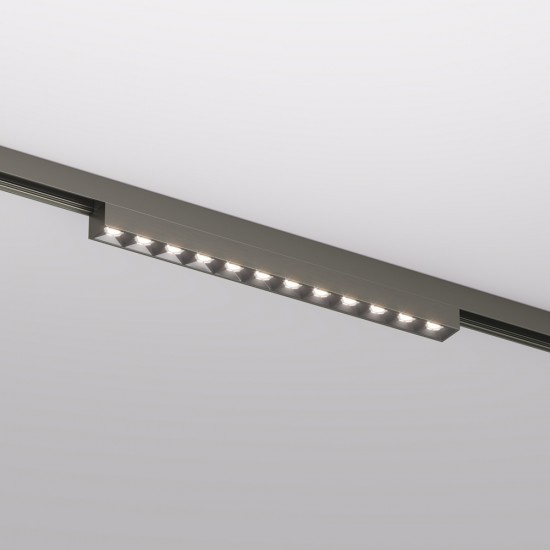 LED-Leuchte für Magnetschiene SHINE GRILL 10W, 790lm, 3000K,CRI90 Dunkelnickel LED-Leuchte für Magnetschiene SHINE GRILL 10W, 790lm, 3000K,CRI90 Dunkelnickel