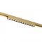 Magnetic track SHINE LED luminaire GRILL 10W, 790lm, 3000K, CRI90 satin brass