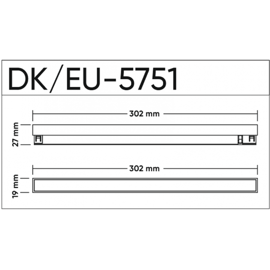 LED светильник для магнитного трека SHINE LINEAR 12W, 780lm, 3000K, CRI90 сатиновая латунь