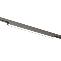 Magnetic track SHINE LED luminaire LINEAR 12W, 780lm, 3000K, CRI90 dark nickel