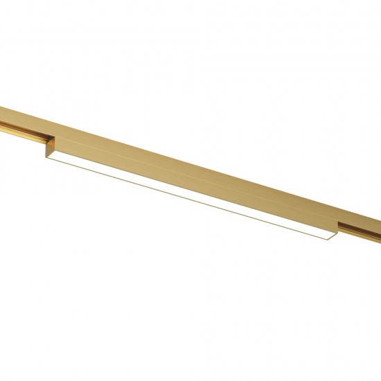 LED светильник для магнитного трека SHINE LINEAR 12W, 780lm, 3000K, CRI90 сатиновая латунь