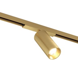 LED gaismeklis rotējošs magnētiskai sliedei SHINE SPOT 10W, 770lm, 3000K, CRI90 satīna misiņš 