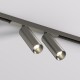 Magnetic track SHINE LED double rotatable luminaire SPOT 2x8W, 1100lm, 3000K, CRI90 dark nickel Magnetic track SHINE LED double rotatable luminaire SPOT 2x8W, 1100lm, 3000K, CRI90 dark nickel