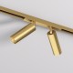 Magnetic track SHINE LED double rotatable luminaire SPOT 2x8W, 1100lm, 3000K, CRI90 satin brass Magnetic track SHINE LED double rotatable luminaire SPOT 2x8W, 1100lm, 3000K, CRI90 satin brass