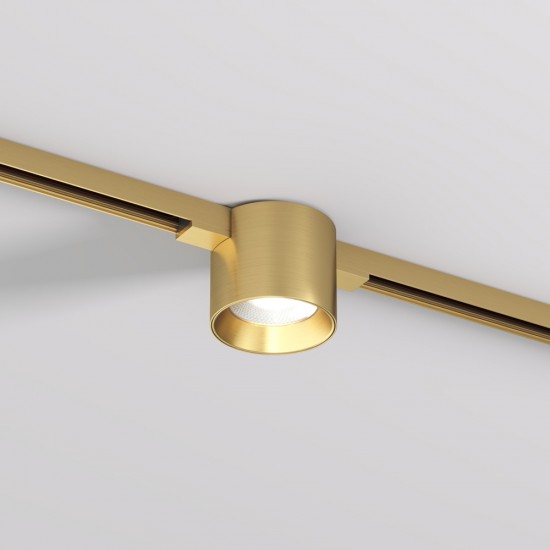 Magnetic track SHINE LED luminaire SPOT 8W, 630lm, 3000K, CRI90 satin brass Magnetic track SHINE LED luminaire SPOT 8W, 630lm, 3000K, CRI90 satin brass