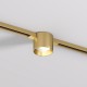 Magnetic track SHINE LED luminaire SPOT 8W, 630lm, 3000K, CRI90 satin brass Magnetic track SHINE LED luminaire SPOT 8W, 630lm, 3000K, CRI90 satin brass