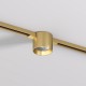 Magnetic track SHINE LED luminaire SPOT 8W, 630lm, 3000K, CRI90 satin brass Magnetic track SHINE LED luminaire SPOT 8W, 630lm, 3000K, CRI90 satin brass