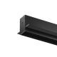 SMART-Einbauschiene, schwarz, 3m