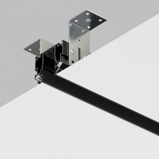 SMART Schiene zur Montage in Spanndecken, schwarz, 3m