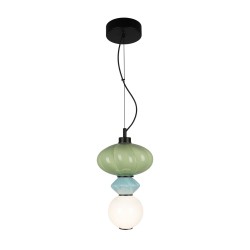 Italux pendant lamp LED, 8W, 3000K, 903lm, multicolor, Tordi PND-94721-1A-MLTI