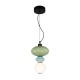 Italux pendant lamp LED, 8W, 3000K, 903lm, multicolor, Tordi PND-94721-1A-MLTI