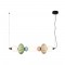 Italux pendant lamp LED, 24W, 3000K, 2835lm, multicolor, Tordi PND-94721-3A-MLTI