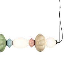 Italux pendant lamp LED, 24W, 3000K, 2835lm, multicolor, Tordi PND-94721-3A-MLTI