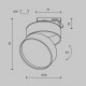 Maytoni light for 1-phase traks, LED 18W, 4000K, TR007-1-18W3K-B4K Maytoni light for 1-phase traks, LED 18W, 4000K, TR007-1-18W3K-B4K
