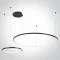 ONE LIGHT Pendelleuchte, rund mit 2 Ringen 65W, LED, dimmbar, schwarz 63150A/B/W