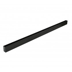 BEMKO linear LED luminaire LORIEN 30W, 4000K, black, 3300lm, UGR19 52° with suspensions 1m   