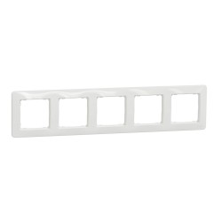  Frame 5-gang white, SEDNA Design