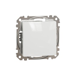 Taster unterputz (Einsatz), Weiß, Sedna Design