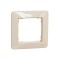  Frame 1-gang beige SEDNA Design