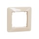 Frame 1-gang beige SEDNA Design